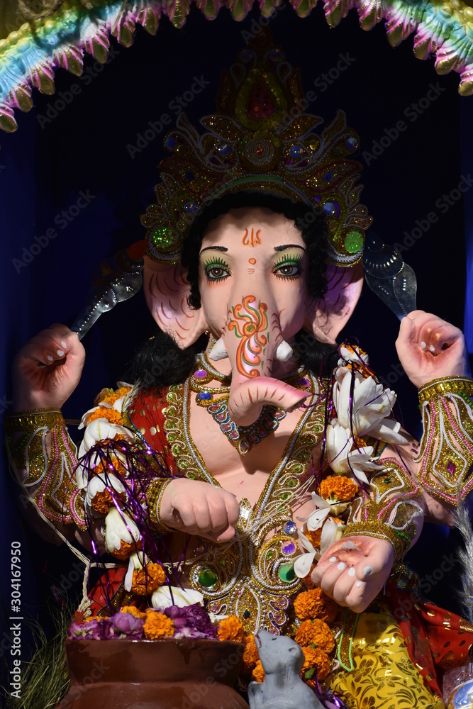 A beautiful Lord Ganesh statue Stock Photo Adobe Stock