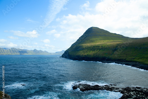 View from Gjogv, Faroe Islands photo