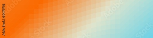 Orange Color Abstract trianglify Generative Art background illustration