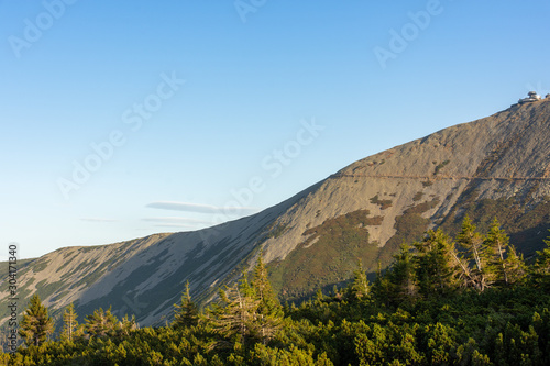 Śnieżka, najwyższy szczyt Karkonoszy. photo