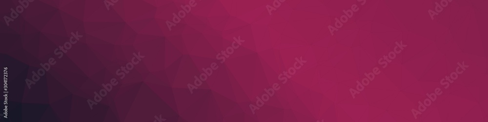 Fototapeta premium Pink Color Abstract trianglify Generative Art background illustration