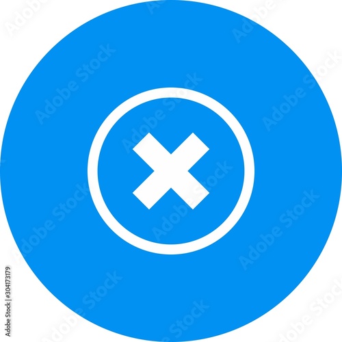  Canceled  icon isolated on abstract background