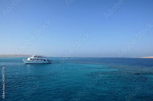 Croisière en Mer Rouge au large de Hurghada (Égypte) © virginievanos