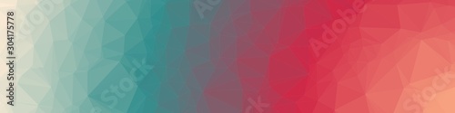 Rainbow Color Abstract trianglify Generative Art background illustration