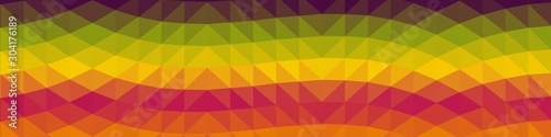Rainbow Color Abstract trianglify Generative Art background illustration