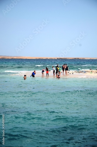 Snorkeling en Mer Rouge au large de Hurghada (Égypte)