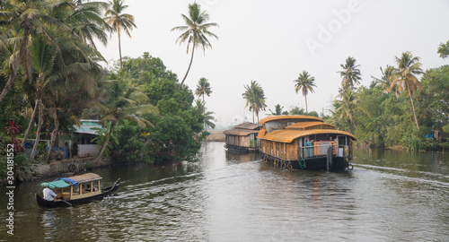 Houseboats, Kerala, India, South India Travel photo