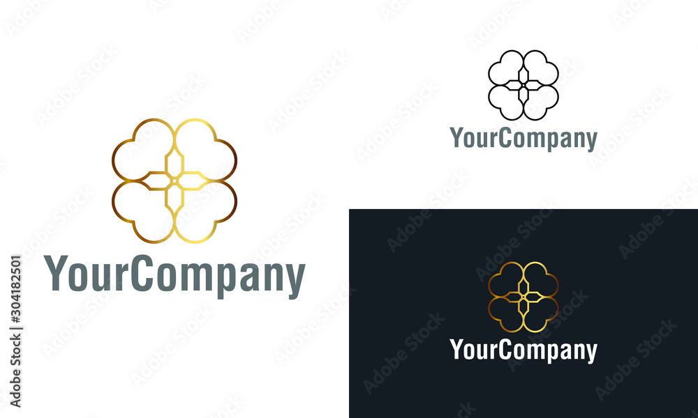 Creative ornament logo design template. Universal ornament vector logo. Creative vector emblem, for icon or design concept. Creative ornament logo design template. Universal ornament vector logo. Creative vector emblem, for icon or design concept.