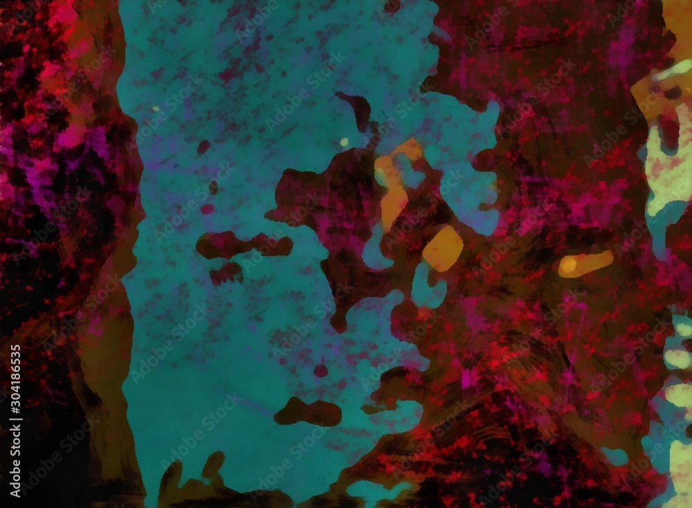 Naklejka premium Abstract art background. Colorful texture. Creative concept pattern with design elements. Graphic artwork. Drawing in modern impressionism style.