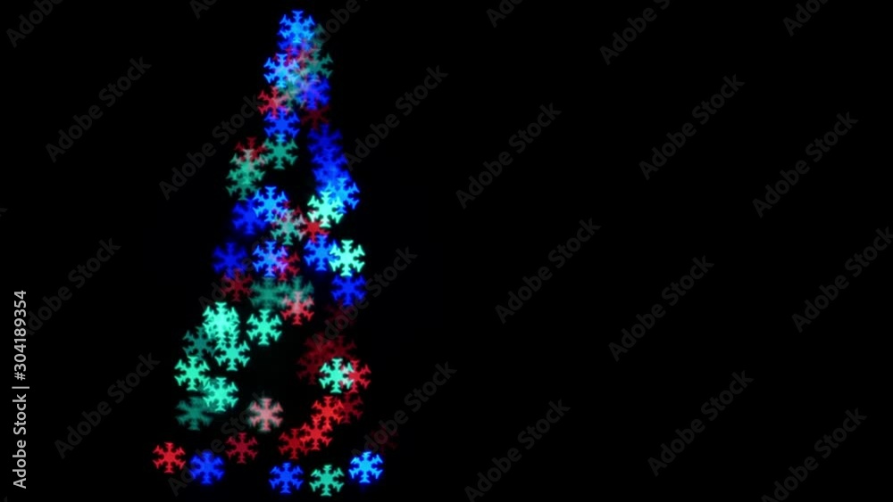 Christmas tree christmas lights bokeh Christmas tree christmas lights bokeh