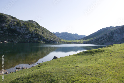 lake in the mountains