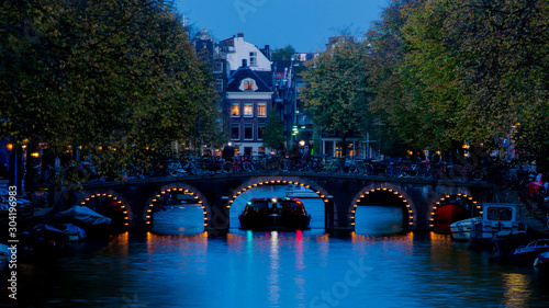 An Amsterdam Urban Nightscape photo