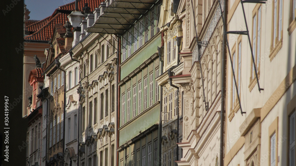 old houses in the city