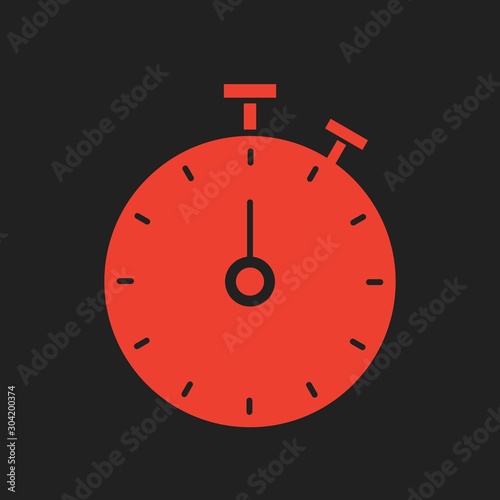 Stop Watch icon isolated on abstract background
