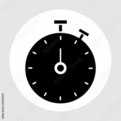 Stop Watch icon isolated on abstract background