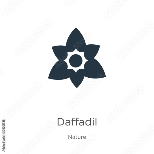 Daffadil icon vector. Trendy flat daffadil icon from nature collection isolated on white background. Vector illustration can be used for web and mobile graphic design, logo, eps10 photo