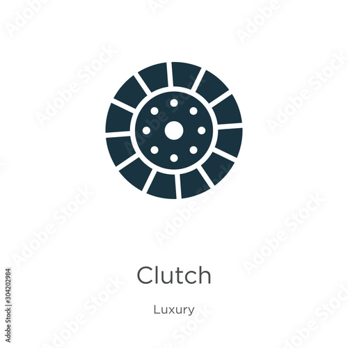Clutch icon vector. Trendy flat clutch icon from luxury collection isolated on white background. Vector illustration can be used for web and mobile graphic design, logo, eps10