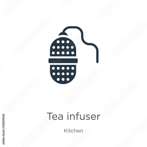 Tea infuser icon vector. Trendy flat tea infuser icon from kitchen collection isolated on white background. Vector illustration can be used for web and mobile graphic design, logo, eps10