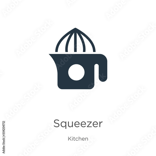 Squeezer icon vector. Trendy flat squeezer icon from kitchen collection isolated on white background. Vector illustration can be used for web and mobile graphic design, logo, eps10