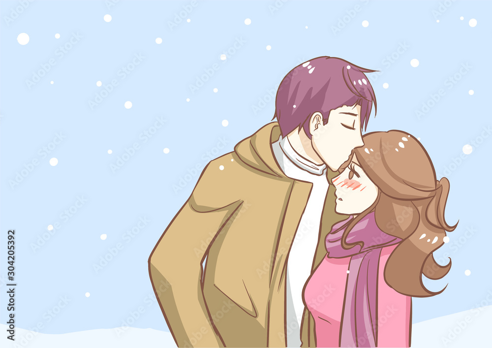 Free: Couple Manga, Anime Couple Kiss, Anime Kiss, Cute Couple