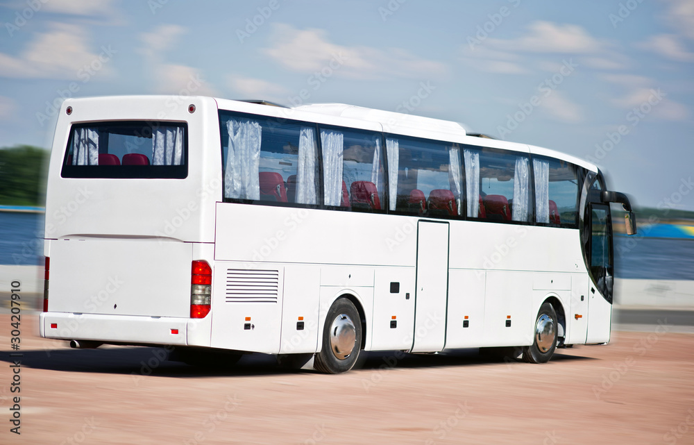 Regional bus, for transportation of people between cities and villages