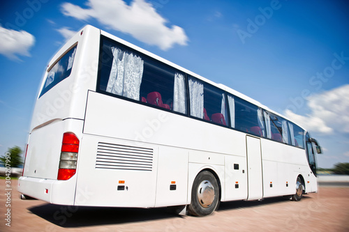 Regional bus, for transportation of people between cities and villages