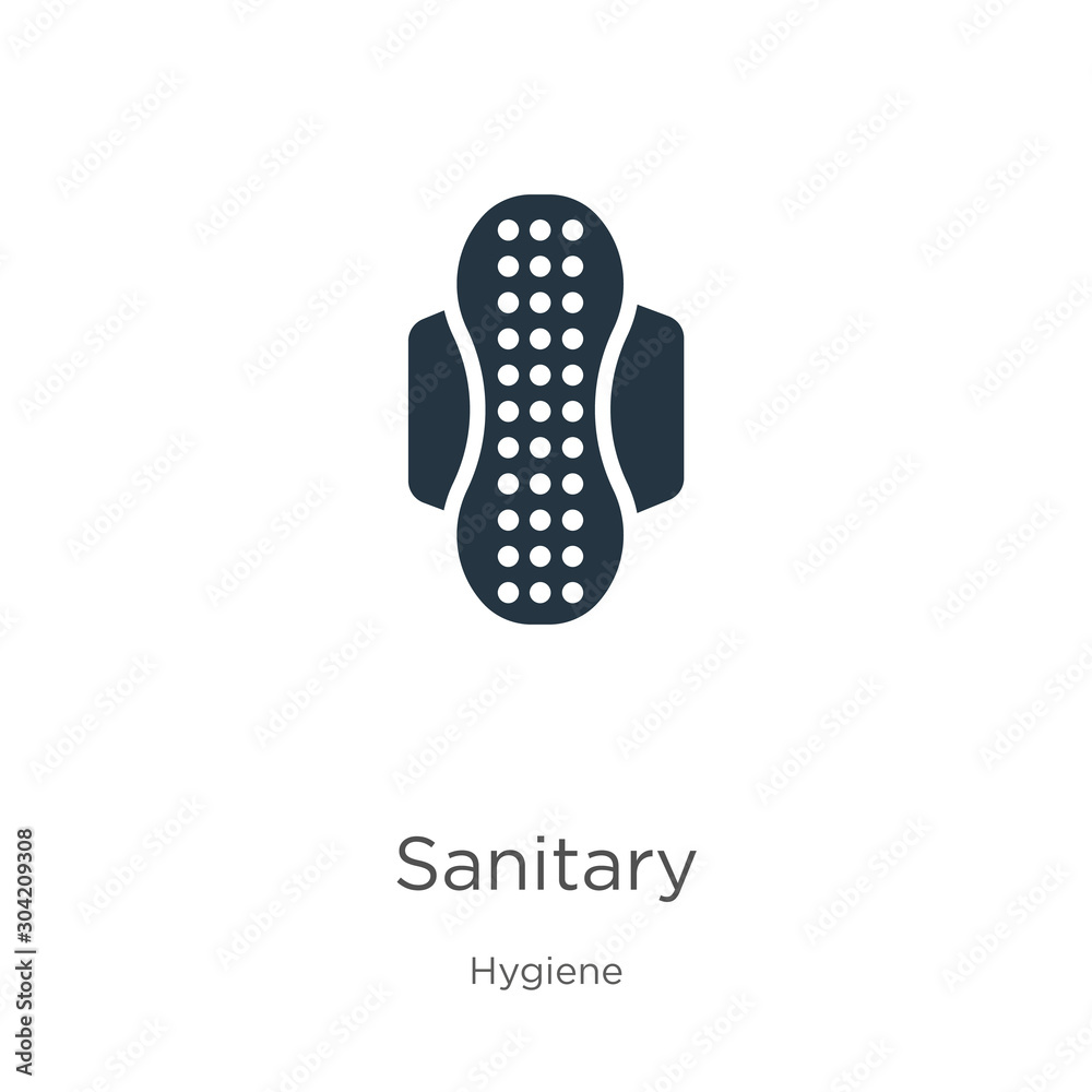 Sanitary icon vector. Trendy flat sanitary icon from hygiene collection isolated on white background. Vector illustration can be used for web and mobile graphic design, logo, eps10 Sanitary icon vector. Trendy flat sanitary icon from hygiene collection isolated on white background. Vector illustration can be used for web and mobile graphic design, logo, eps10