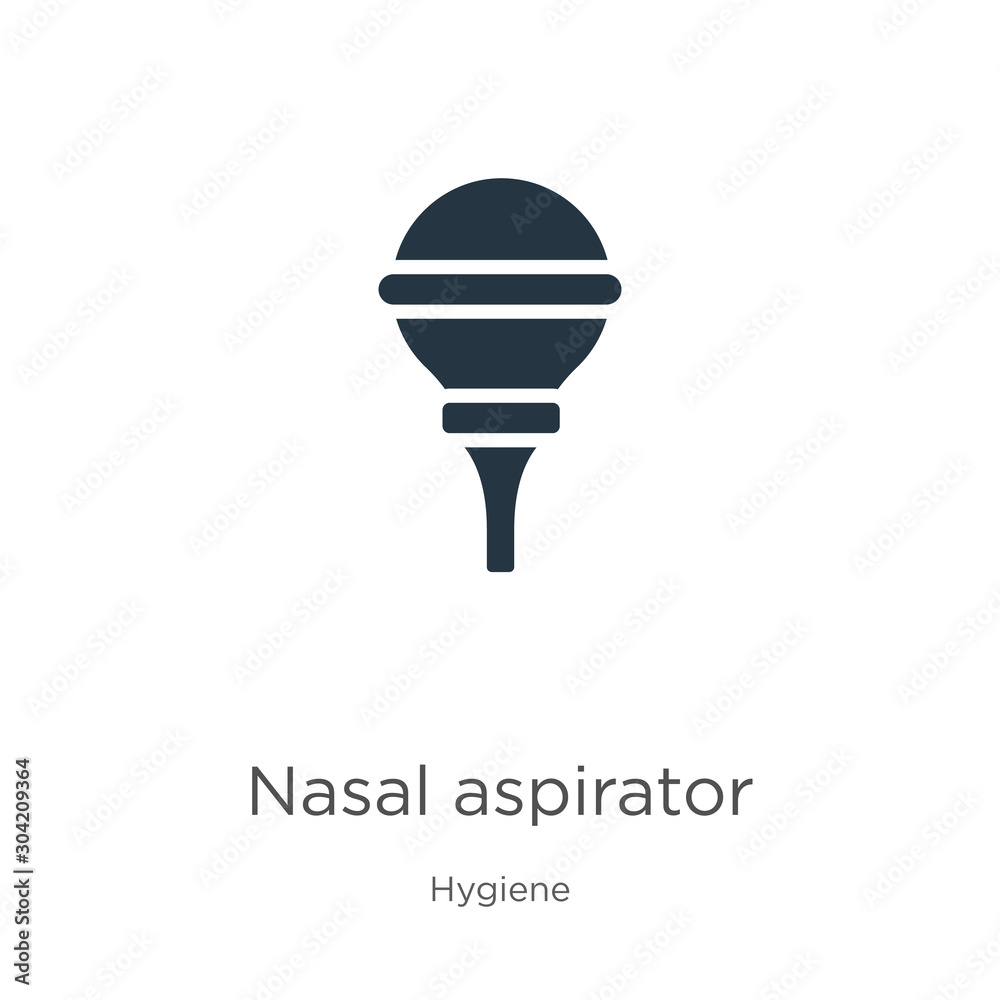 Nasal aspirator icon vector. Trendy flat nasal aspirator icon from hygiene collection isolated on white background. Vector illustration can be used for web and mobile graphic design, logo, eps10