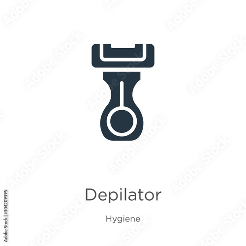 Depilator icon vector. Trendy flat depilator icon from hygiene collection isolated on white background. Vector illustration can be used for web and mobile graphic design, logo, eps10