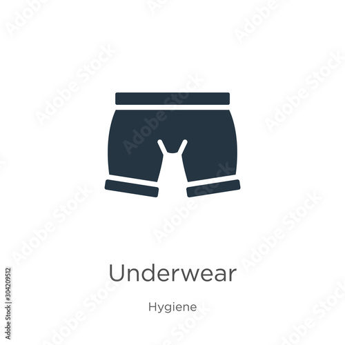 Underwear icon vector. Trendy flat underwear icon from hygiene collection isolated on white background. Vector illustration can be used for web and mobile graphic design, logo, eps10