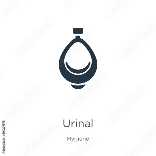 Urinal icon vector. Trendy flat urinal icon from hygiene collection isolated on white background. Vector illustration can be used for web and mobile graphic design, logo, eps10