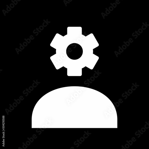 creative mind icon isolated on abstract background