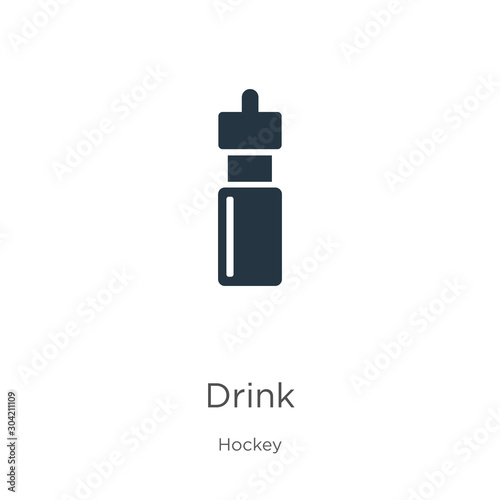 Drink icon vector. Trendy flat drink icon from hockey collection isolated on white background. Vector illustration can be used for web and mobile graphic design, logo, eps10