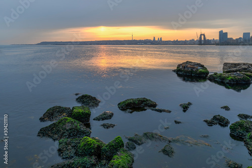 Panorama of the seaside bou...