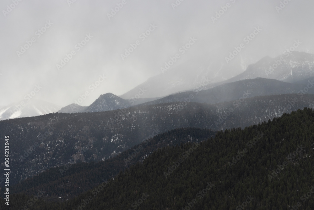 Storm Clouds on Pikes Peak