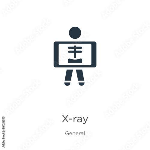 X-ray icon vector. Trendy flat x-ray icon from general collection isolated on white background. Vector illustration can be used for web and mobile graphic design, logo, eps10