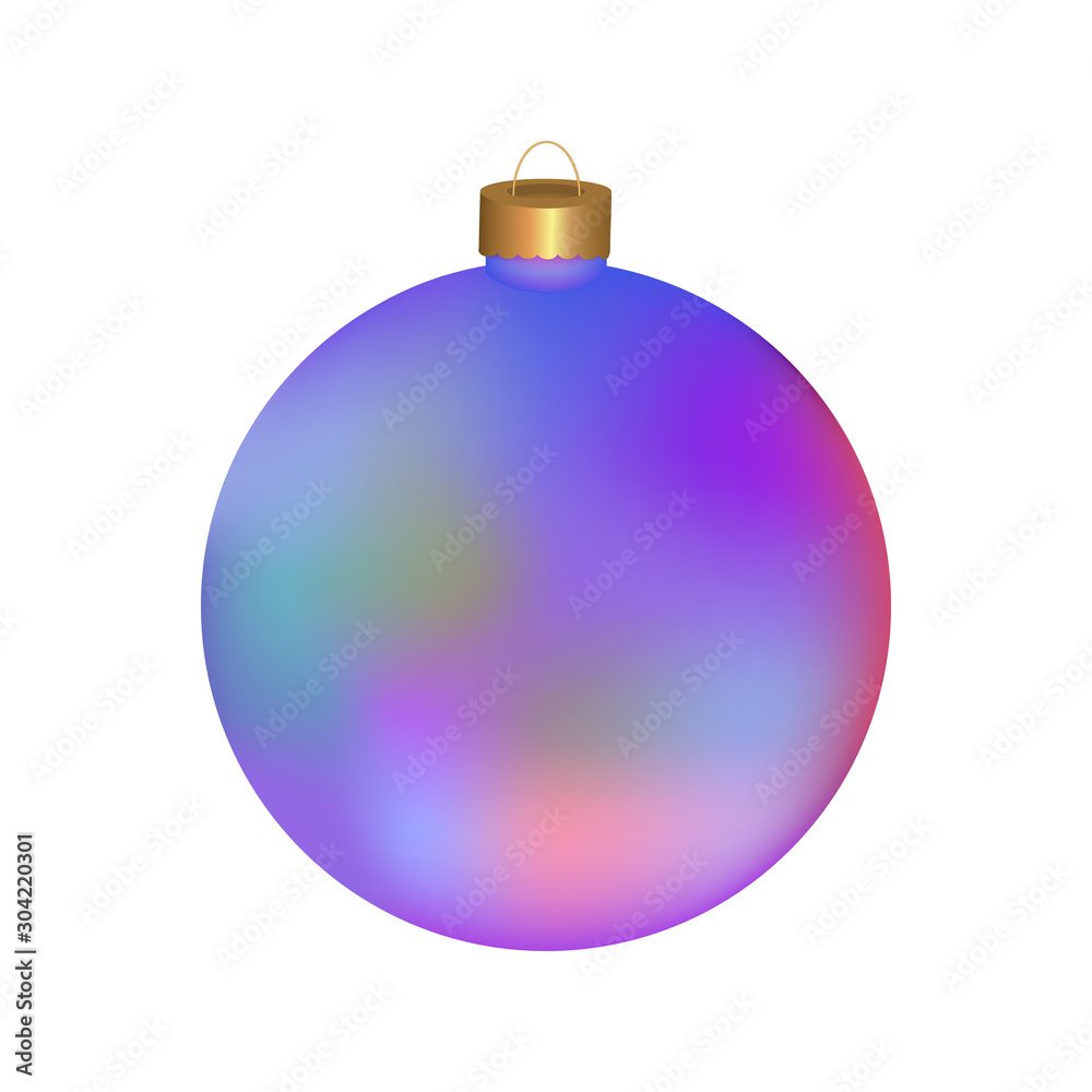 Christmas ball. Christmas ball on white background. Vector illustration. Christmas ball. Christmas ball on white background. Vector illustration.