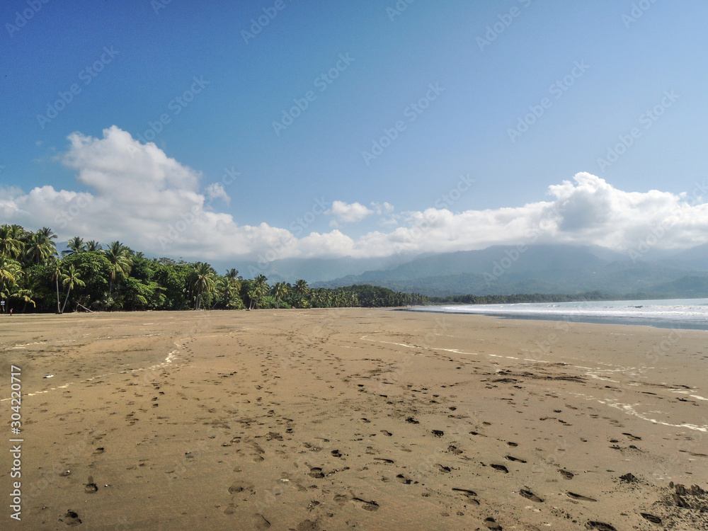 Uvita beach in the Marino Ballena National Park, Costa Rica Uvita beach in the Marino Ballena National Park, Costa Rica