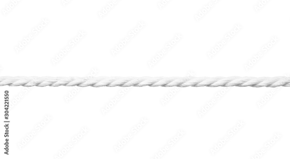 Clean rope on white background Clean rope on white background