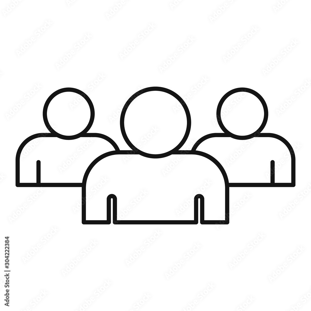 Media audience icon. Outline media audience vector icon for web design isolated on white background Media audience icon. Outline media audience vector icon for web design isolated on white background