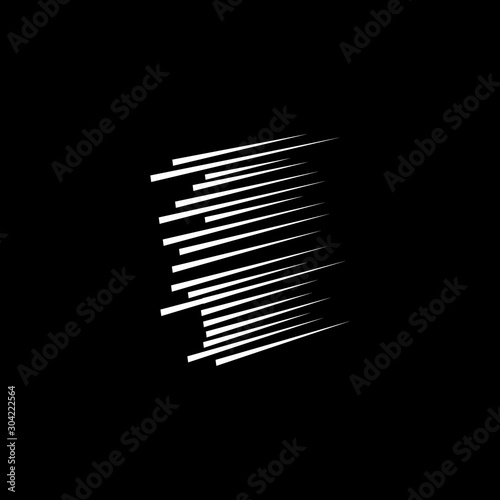 Speed lines Flying particles Seamless pattern Fight stamp Manga graphic texture Sun rays or star burst Black vector elements on white background