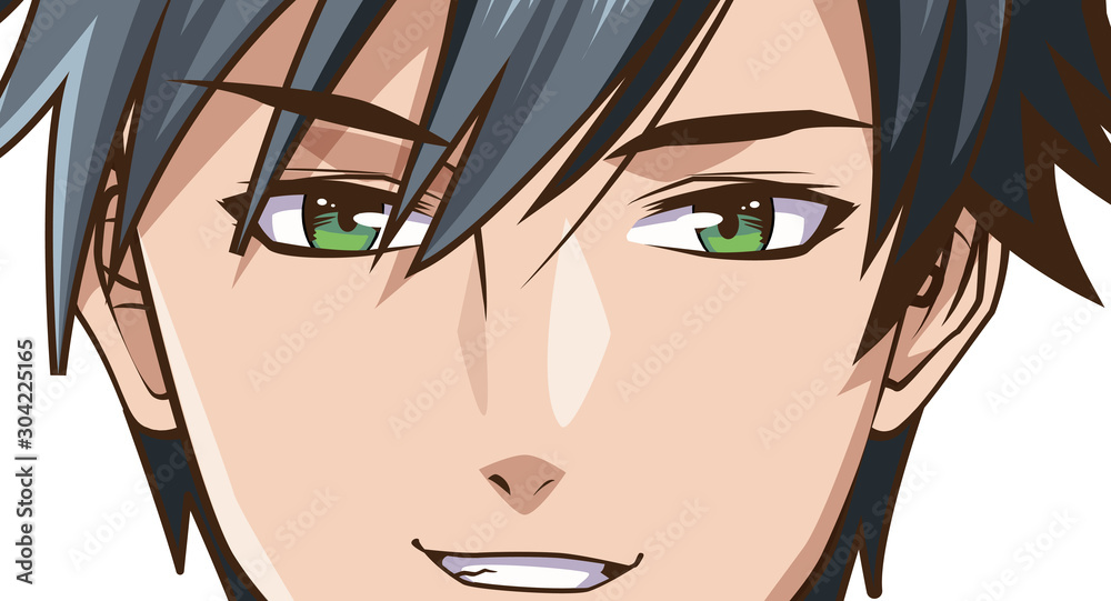 Premium Vector  Young man anime style character vector illustration design  manga anime boy