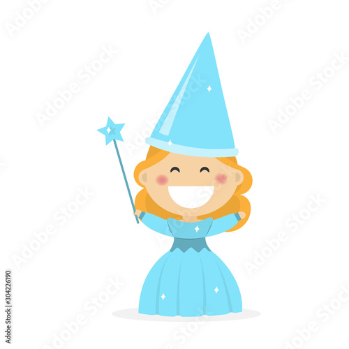 Fairy godmother. Isolated vector illustration photo