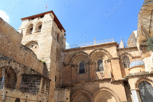 Church of the Holy Sepulchre in the Christian Quarter of the Old City of Jerusalem, Israel
