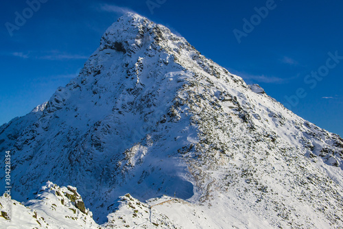 Fototapeta Naklejka Na Ścianę i Meble -  Tatry - Świnica, zima