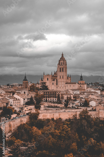 Urban view of Segovia's Cathedral from the top of Alcazar tower © Eduard Borja