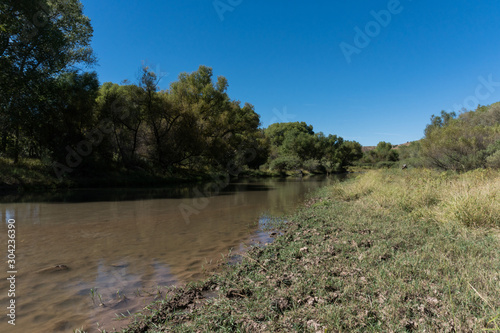 The Gila River in southwest New Mexico. photo