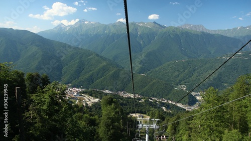 cable car in alps
