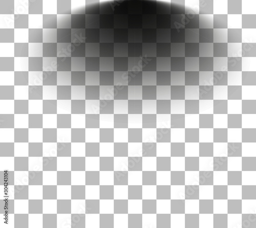 Black downfall spotlight. Abstract vector background