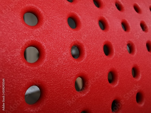Perforated surface, abstrac...